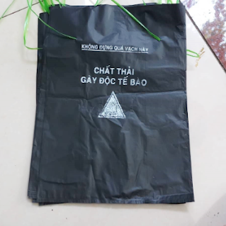 Túi đựng rác thải y tế màu đen